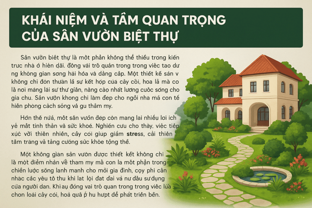 Sân Vườn Biệt Thự