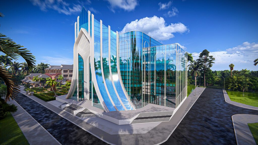 Thiết Kế Cảnh Quan Tổ Hợp Nhà Hàng Tiệc Cưới Cafe #1 | Nam Thắng Landscaping