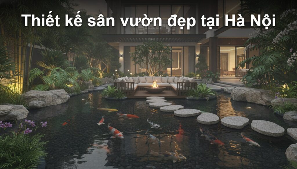 Thiết Kế Và Thi Công Sân Vườn Tại Hà Nội