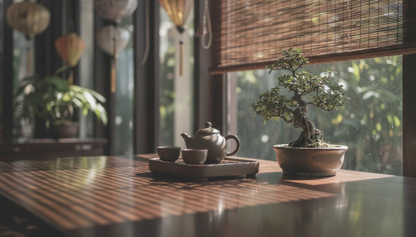Thiết Kế Quán Cafe Phong Cách Nhật (Zen) Tối Giản Và Tinh Tế - Mỹ Thuật Nam Thắng