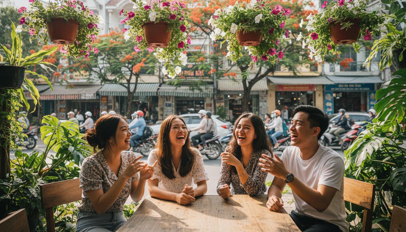 Xu Hướng Thiết Kế Quán Cafe 2026: Không Gian Xanh Lên Ngôi - Mỹ Thuật Nam Thắng