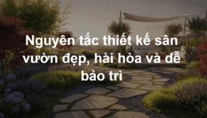 Nguyên Tắc Thiết Kế Sân Vườn Đẹp, Hài Hòa Và Dễ Bảo Trì