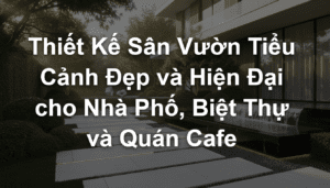 Thiết Kế Sân Vườn Tiểu Cảnh Đẹp Và Hiện Đại Cho Nhà Phố, Biệt Thự Và Quán Cafe
