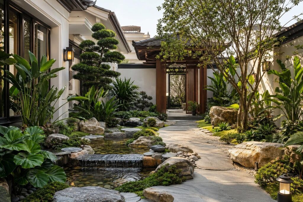 Thi Công Tiểu Cảnh Sân Vườn Đẹp Cho Nhà Phố Và Biệt Thự