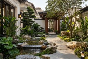 Thi Công Tiểu Cảnh Sân Vườn Đẹp Cho Nhà Phố Và Biệt Thự