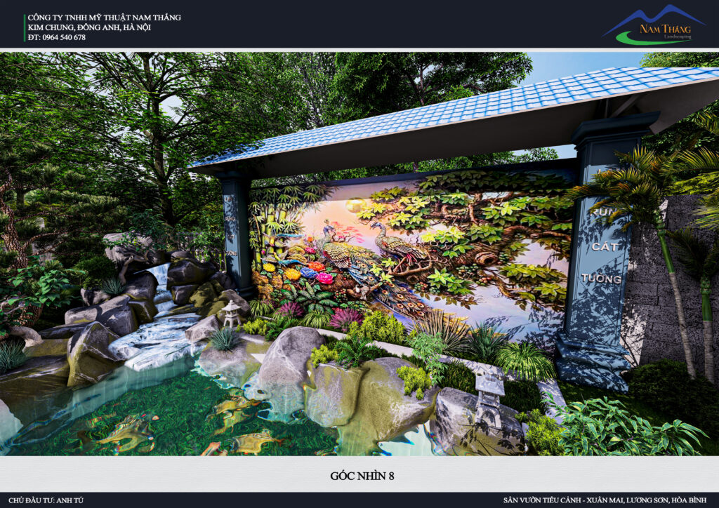 Sân Vườn Anh Tú – Xuân Mai, Lương Sơn, Hòa Bình | Dự Án Cảnh Quan Nổi Bật