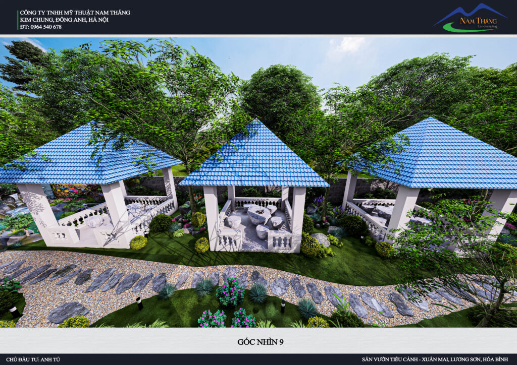 Sân Vườn Anh Tú – Xuân Mai, Lương Sơn, Hòa Bình | Dự Án Cảnh Quan Nổi Bật