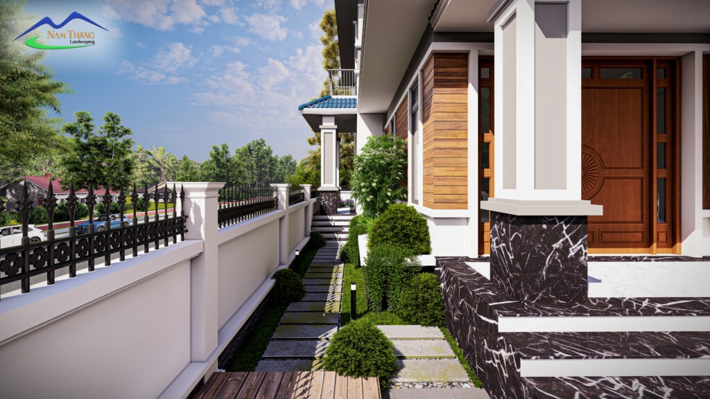 Hồ Cá Koi Của Khuôn Viên Sân