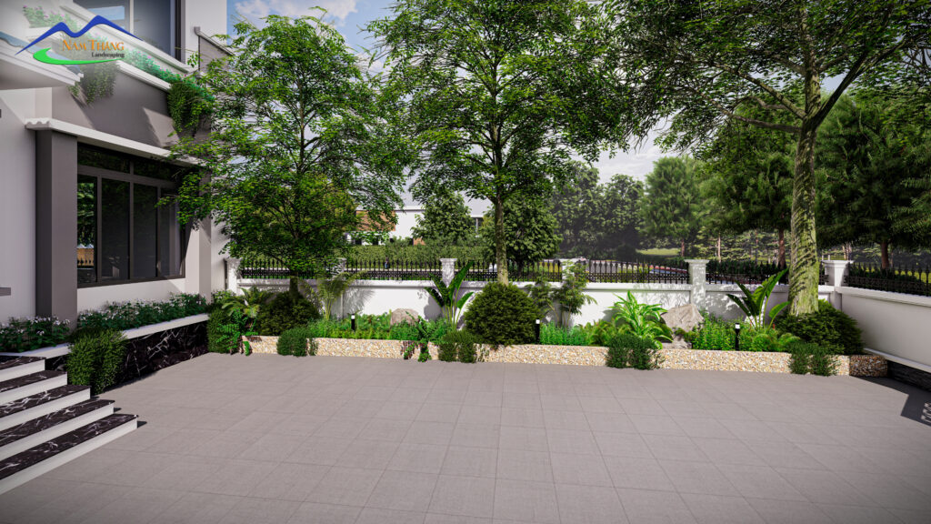 Hồ Cá Koi Của Khuôn Viên Sân