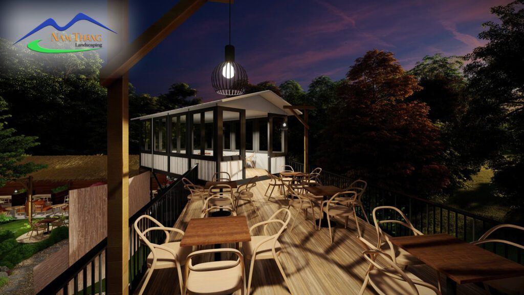 Hóng Caffe | Thiết Kế Quán Cà Phê Sân Vườn Ngoài Trời Ấn Tượng Tại Mê Linh