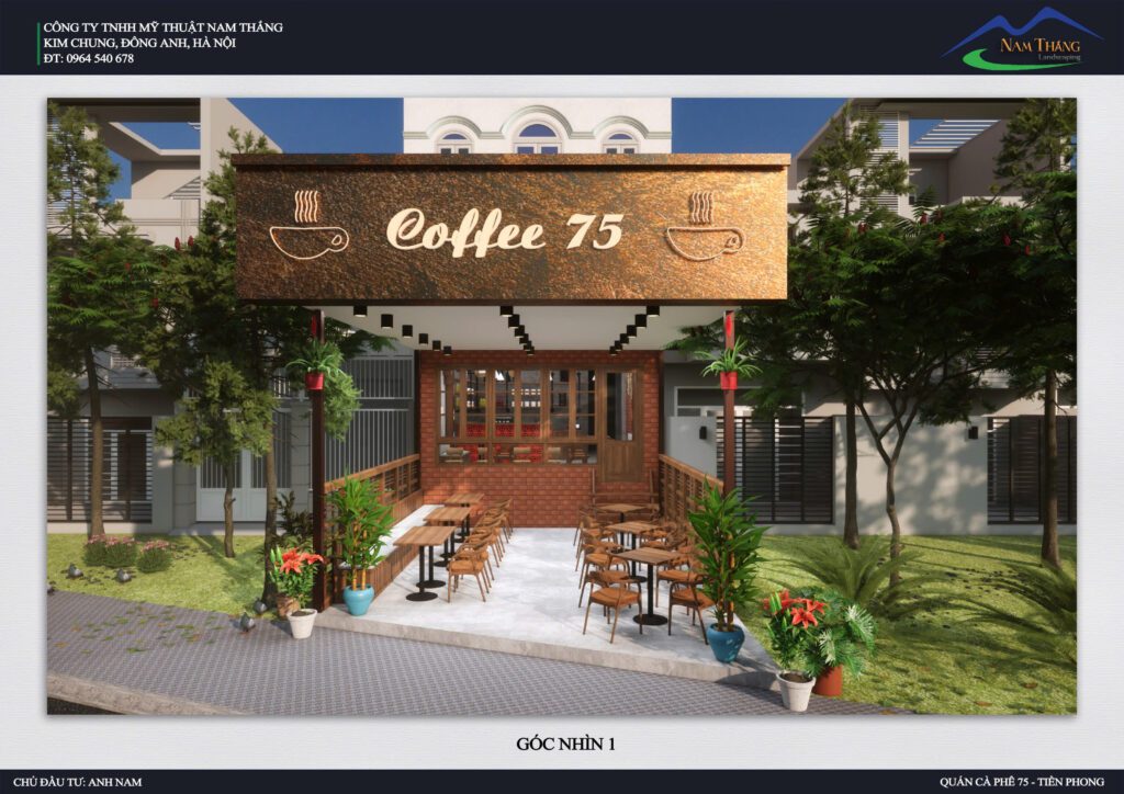 Caffe 75 – Thiết Kế Quán Cà Phê Hiện Đại &Amp; Ấm Cúng