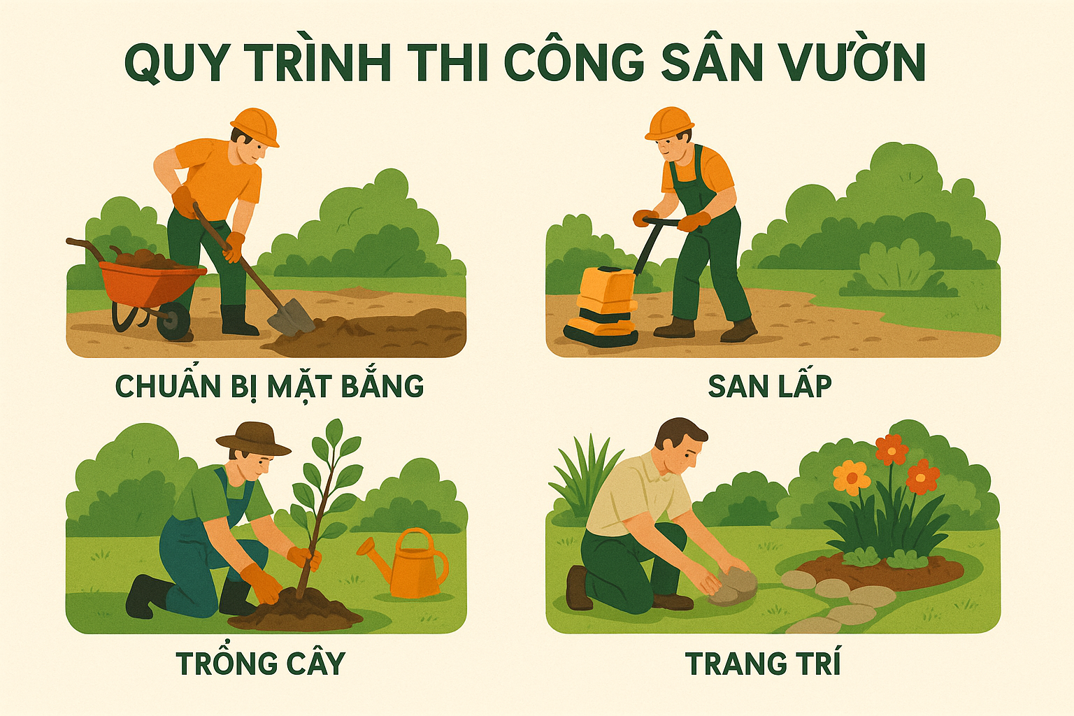 Thiết Kế Thi Công Sân Vườn