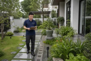 checklist nghiệm thu sân vườn – ảnh minh họa thực tế tại Việt Nam