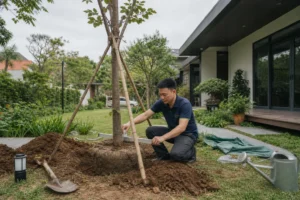 thời điểm trồng cây sân vườn miền Bắc – ảnh minh họa thực tế tại Việt Nam